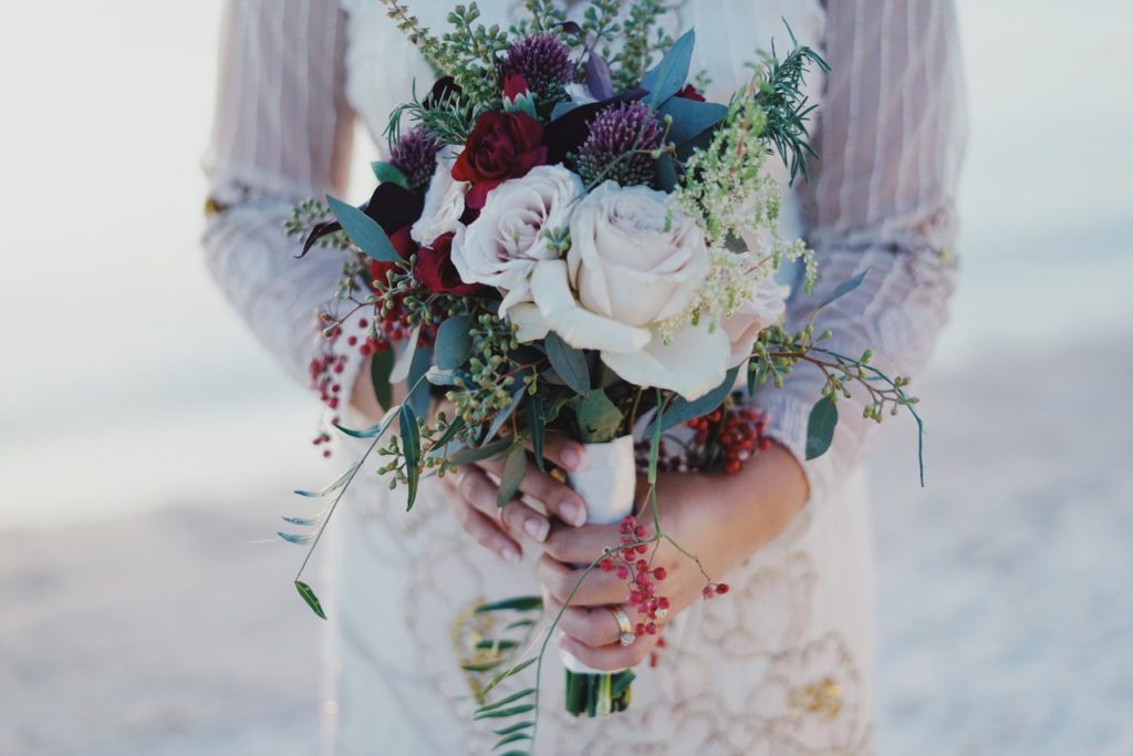 Winter Wedding Invitations Bouquet