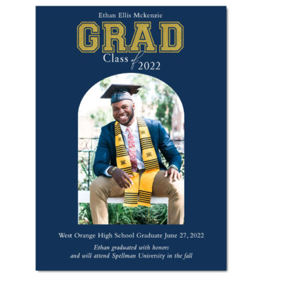 Classy Grad Graduation Announcement